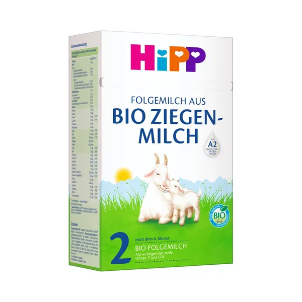 HiPP 2 jätkupiimasegu kitsepiimast, ÖKO, 6 k, 400g