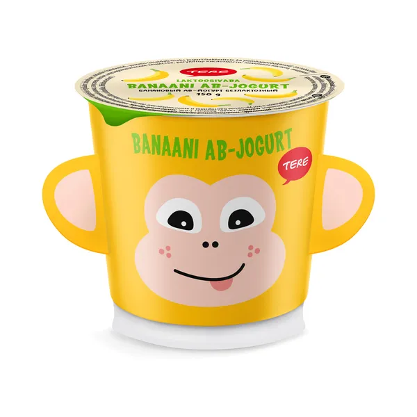 AB-jogurt banaani Laktoosivaba, TERE, 150 g