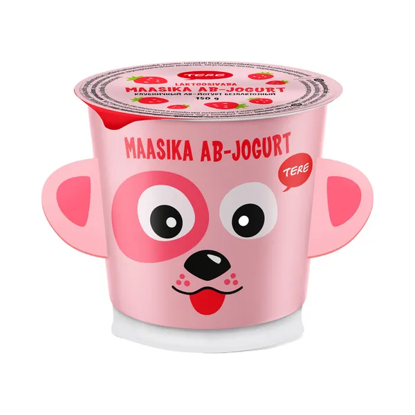 AB-jogurt maasika Laktoosivaba, TERE, 150g