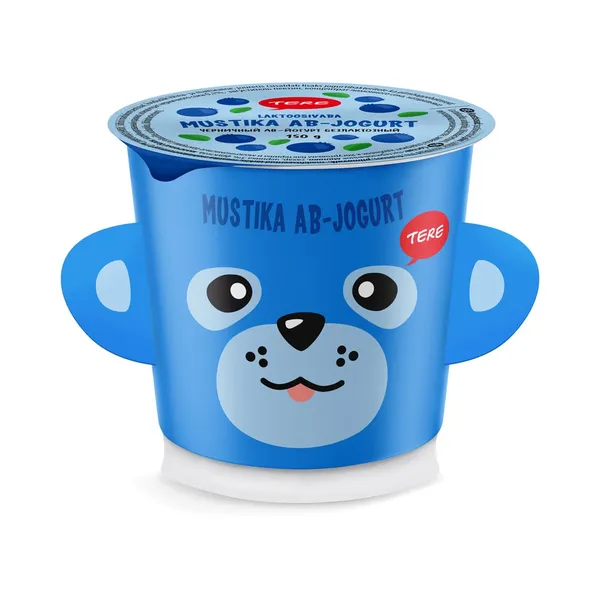 AB-jogurt mustika Laktoosivaba, TERE, 150 g