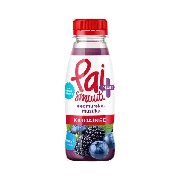 Aedmuraka-mustika smuuti chia-seemnetega, PAI+, 250 ml