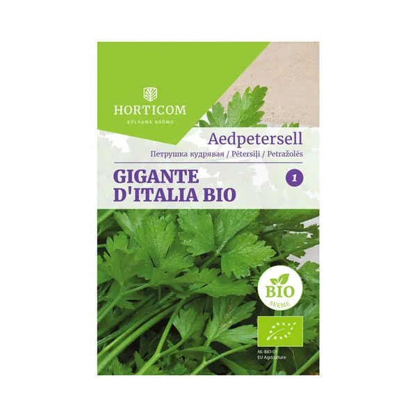 Aedpetersell Gigante BIO 40 seemet, HORTICOM, 1 tk