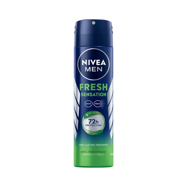 Aerosooldeodorant Fresh Sensation meestele, NIVEA, 150 ml