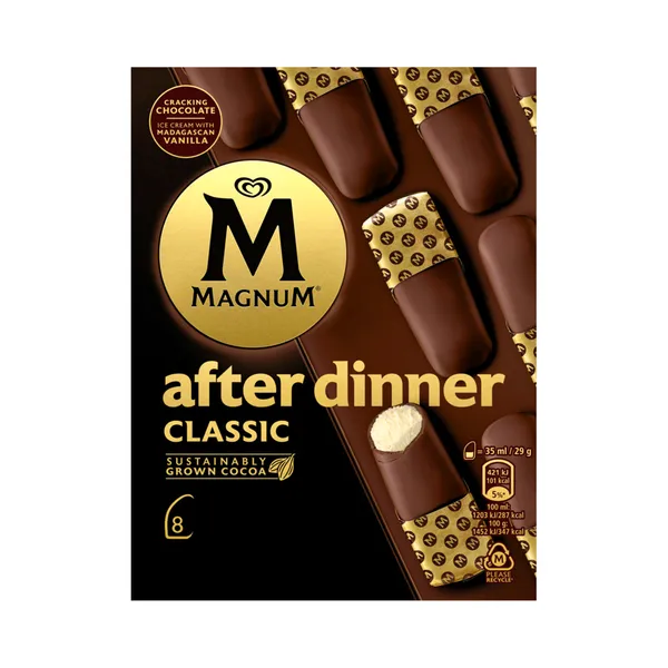 After dinner Classic multipakk 8x35ml, MAGNUM, 232 g