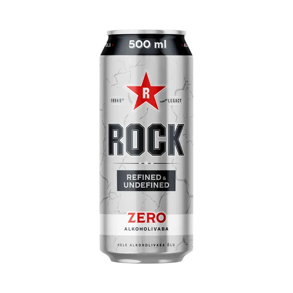 Alkoholivaba õlu Rock Zero, SAKU, 500 ml