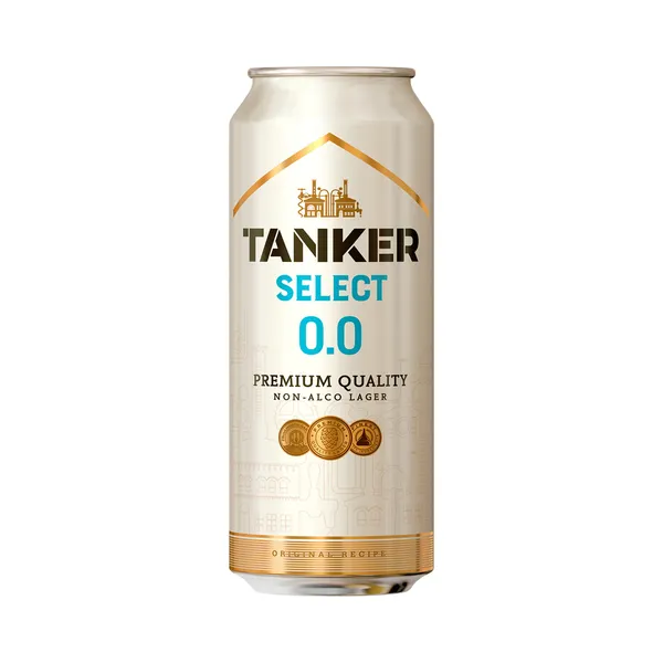 Alkoholivaba õlu Select Lager, TANKER, 500 ml