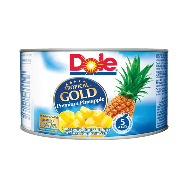 Ananassitükid, DOLE, 139 g neto