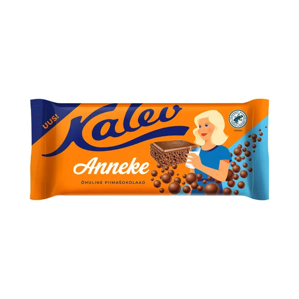 Anneke õhuline piimašokolaad, KALEV, 65 g