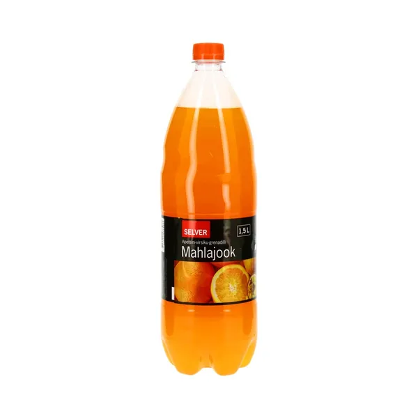 Apelsini-virsiku-granadilli mahlajook, SELVER, 1,5 L