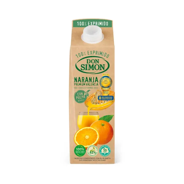 Apelsinimahl viljalihaga 100%, DON SIMON, 1 L