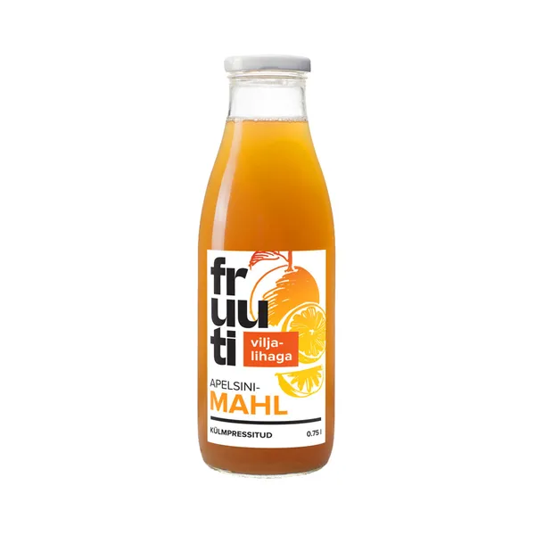 Apelsinimahl viljalihaga, FRUUTI, 750 ml