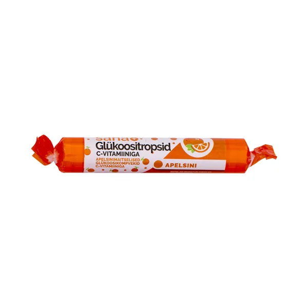 Apelsinimaitselised tropsid, SANA+, 39 g