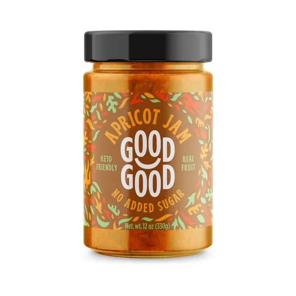Aprikoosimoos steviaga, GOOD GOOD, 330g
