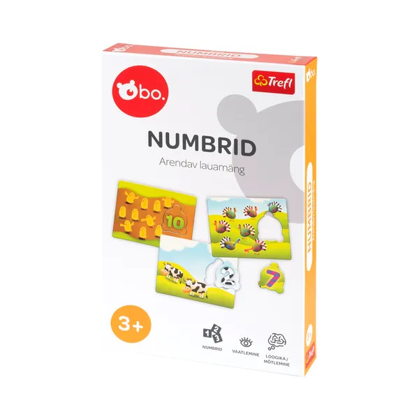 Arendav lauamäng "Numbrid" eesti keeles, BO., 1tk