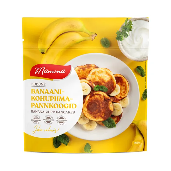 Banaani-kohupiimapannkoogid, MAMMA, 200 g