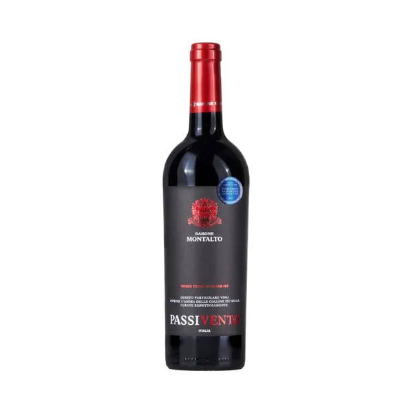 Kuivatatud viinamarjadest valmistatud vein Barone Montalto Passivento Rosso 0,75l
