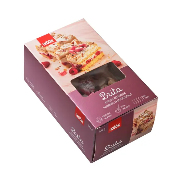 Brita kihiline beseekook vaarikate ja vahukoorega, SELVERI KÖÖK, 540 g