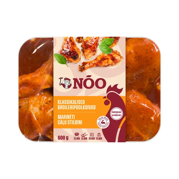 Broileri poolkoivad klassikalised, NÕO, 600 g