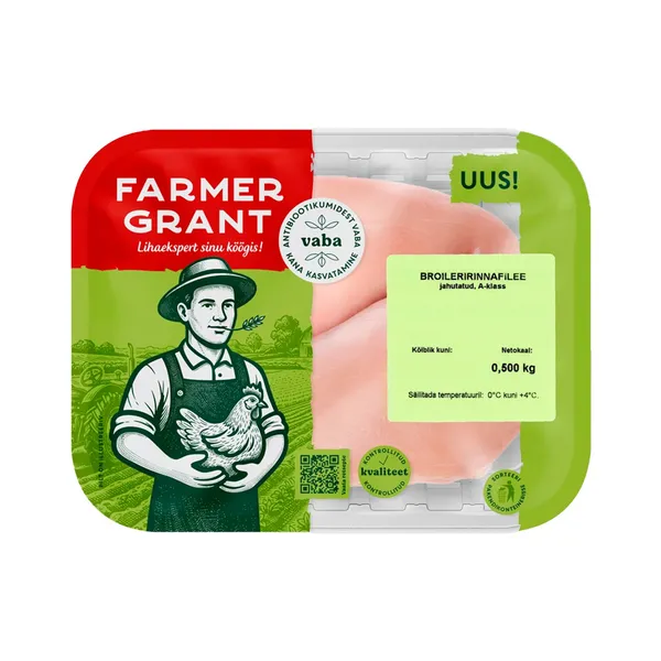 Broileri rinnafilee, FARMER GRANT, 500 g
