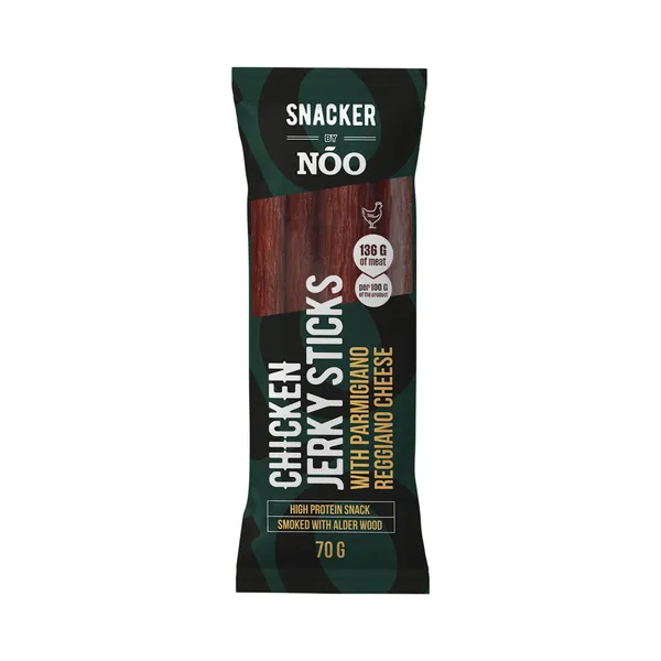 Broilerilihast Jerky Sticks Parmigiano Reggiano juustuga, NÕO, 70 g