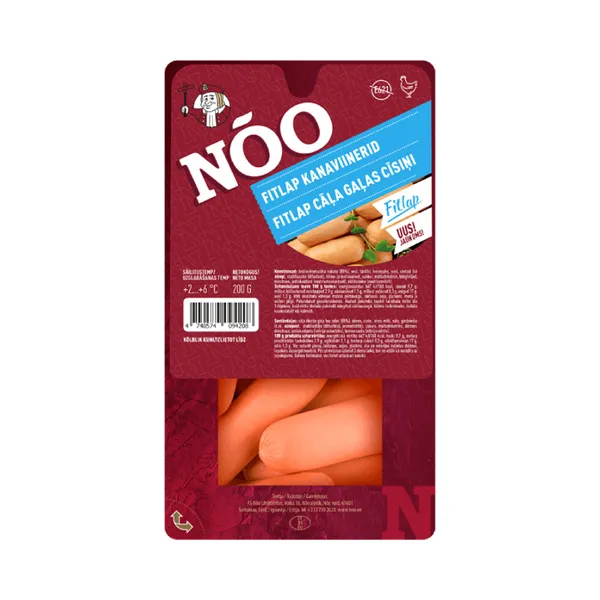 Broileriviinerid Fitlap, NÕO, 200 g