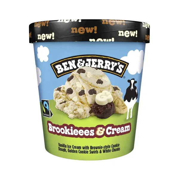 Brookies and cream jäätis, BEN&JERRY´S, 388 g