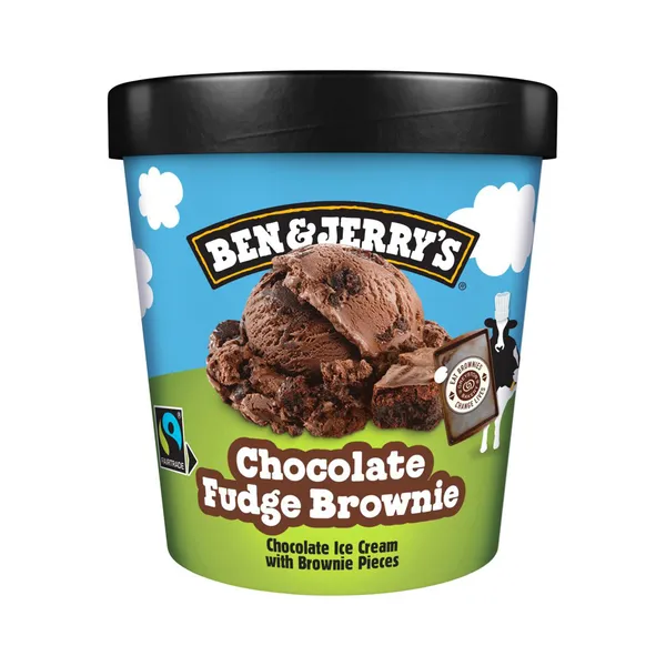 Brownie tükkidega šokolaadijäätis, BEN&JERRY´S, 408 g