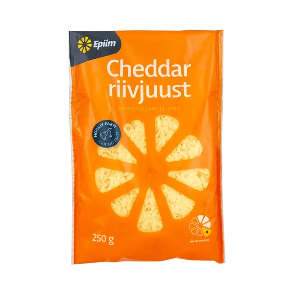 Cheddar riivjuust, EPIIM, 250 g