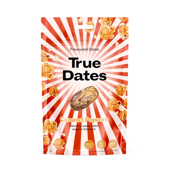 Datlid Caramel Popcorn, TRUE DATES, 100g