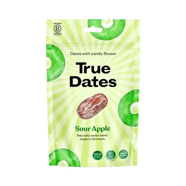 Datlid Sour Apple, TRUE DATES, 100 g