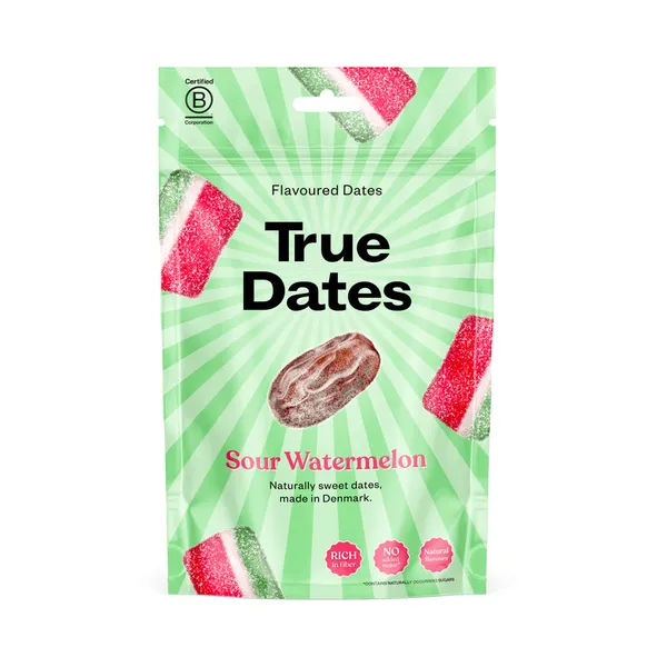 Datlid Sour Watermelon, TRUE DATES, 100 g