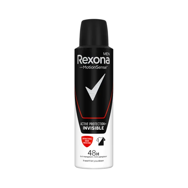 Deodorant Active Protection Invisible meestele, REXONA, 150 ml
