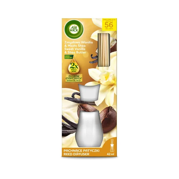 Diffuser Sweet Vanilla & Shea Butter, AIR WICK, 42 ml
