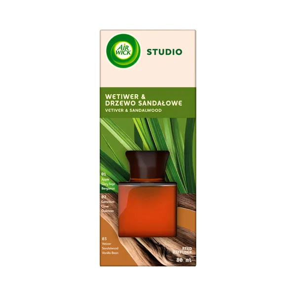 Difuuser Vetiver & Sandalwood, AIR WICK, 80 ml