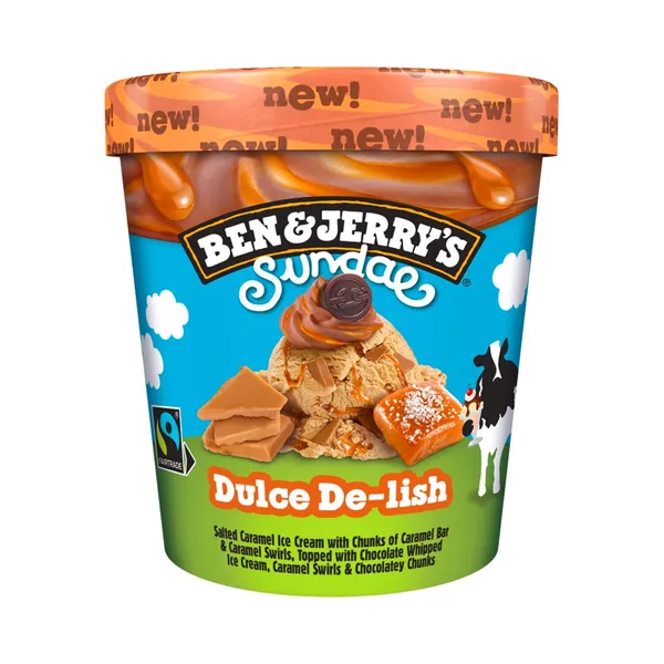 Dulce De-lish Sundae pint jäätis, BEN&JERRY´S, 350 g