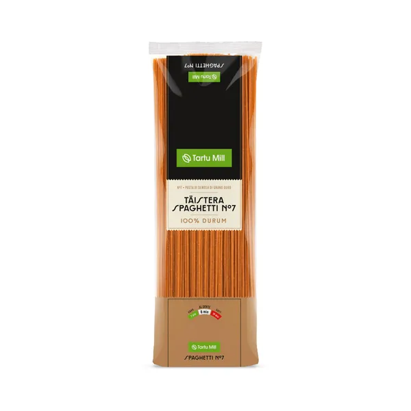 Durumjahust täistera Spagetid, TARTU MILL, 500 g