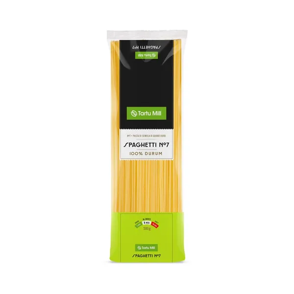 Durumnisujahust spagetid nr.7, TARTU MILL, 500 g