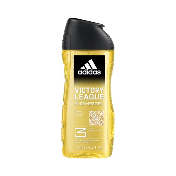 Dušigeel 3in1 Victory League, ADIDAS, 250 ml