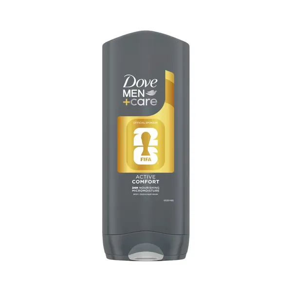Dušigeel Active Comfort FIFA, DOVE MEN, 400ml