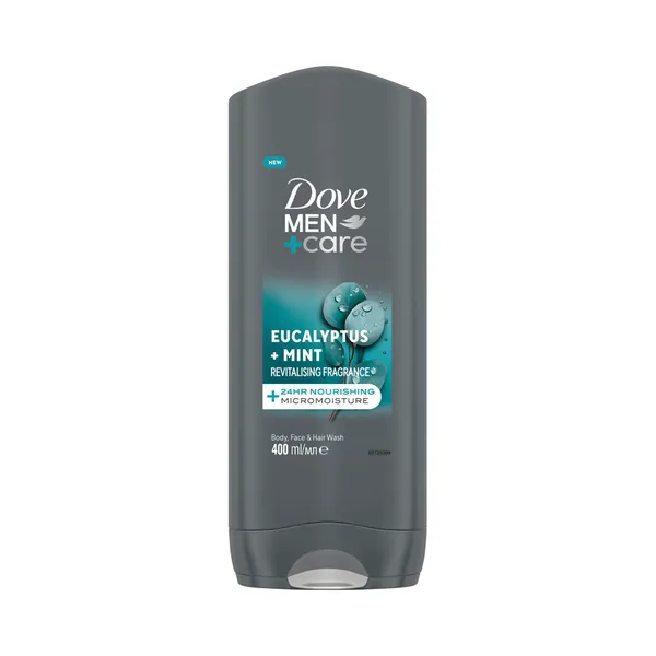 Dušigeel Eucalyptus+Mint, DOVE, 400ml