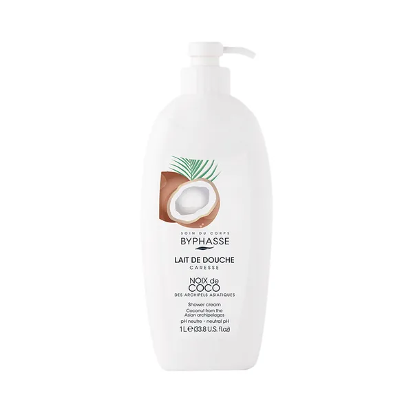 Dušigeel-kreem Coconut, BYPHASSE, 1l