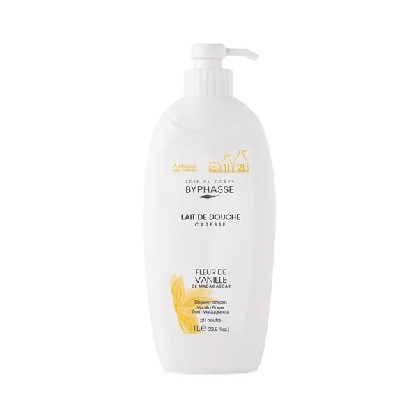 Dušigeel-kreem Vanilla, BYPHASSE, 1l