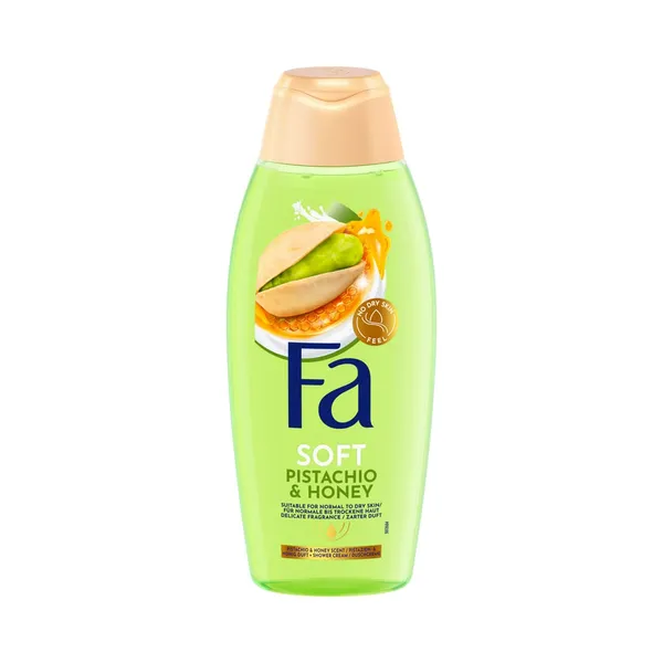 Dušigeel Soft Pistachio & Honey, FA, 400ml