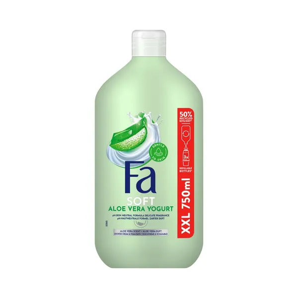 Dušigeel Yogurt Aloe Vera, FA, 750 ml