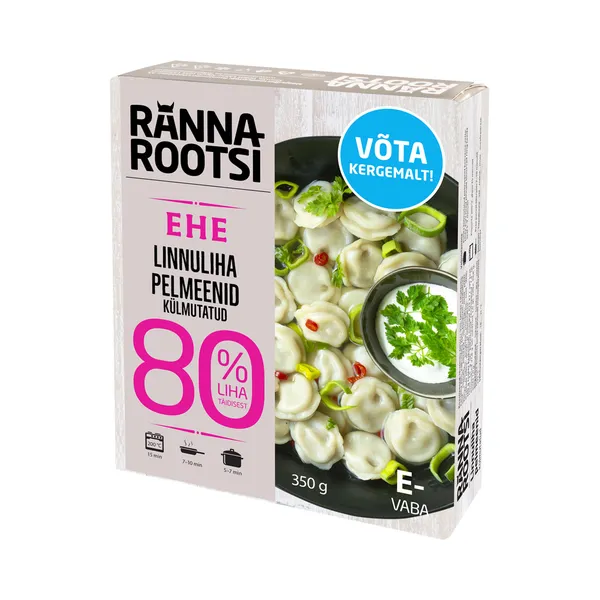 EHE linnuliha pelmeenid (E-vaba), RANNAROOTSI, 350 g
