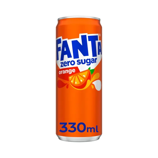 Fanta Orange Zero kalorivaba karastusjook, FANTA, 330 ml