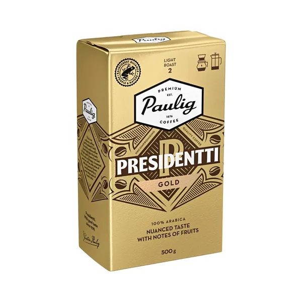 Filtrikohv Presidentti Gold, PAULIG, 500 g