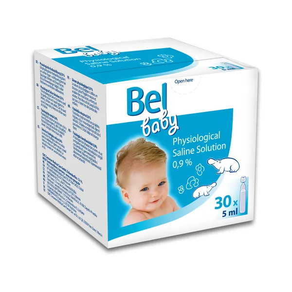 Füsioloogiline lahus ampullid, BEL BABY, 30 tk