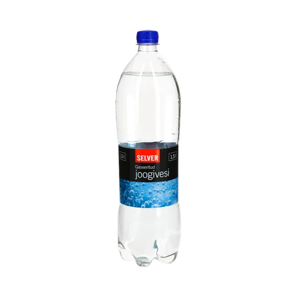 Gaseeritud joogivesi, SELVER, 1,5 L