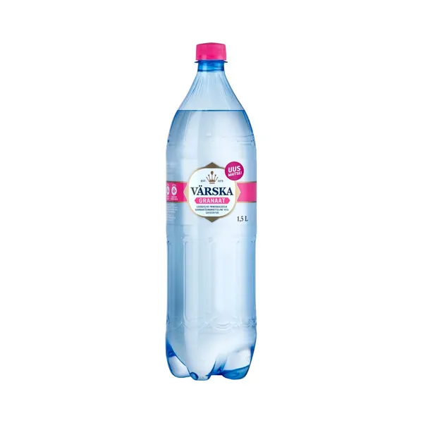 Gaseeritud mineraalvesi Granaatõuna, VÄRSKA, 1,5 L